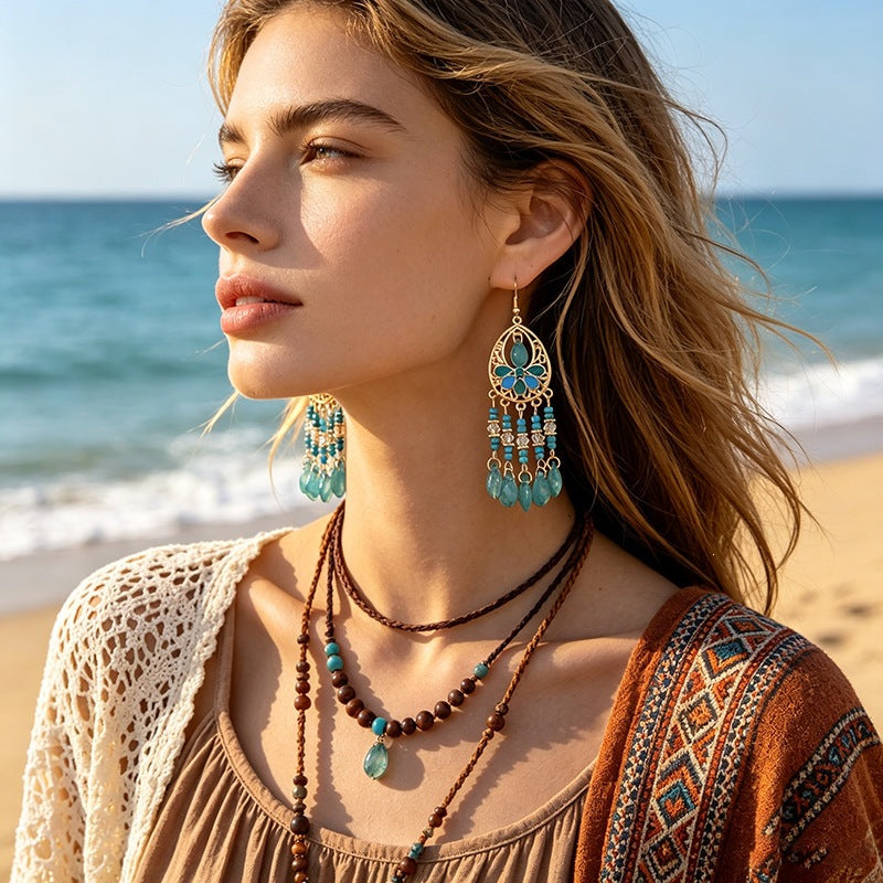 Long Tassel Ear Hooks