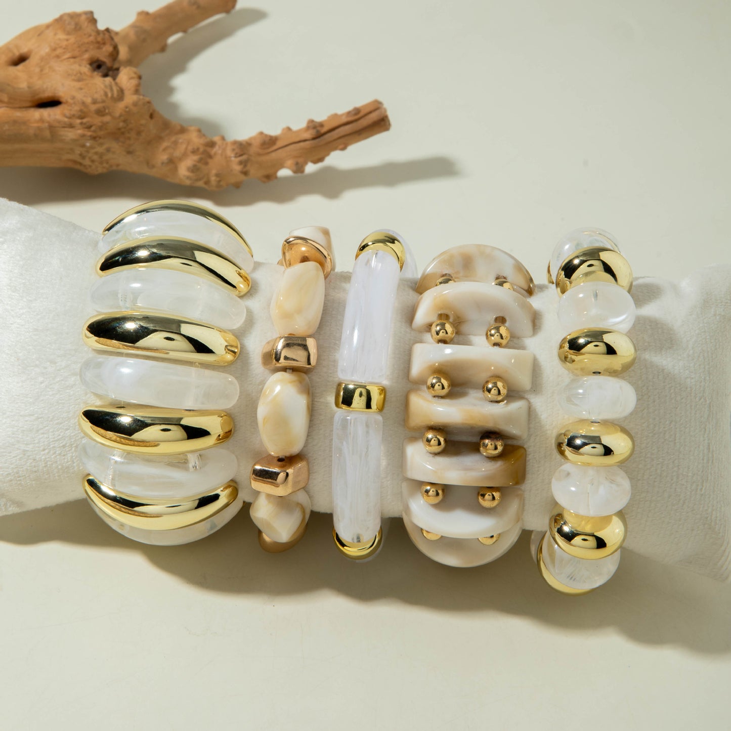 Resin Cuff Bracelet Sets