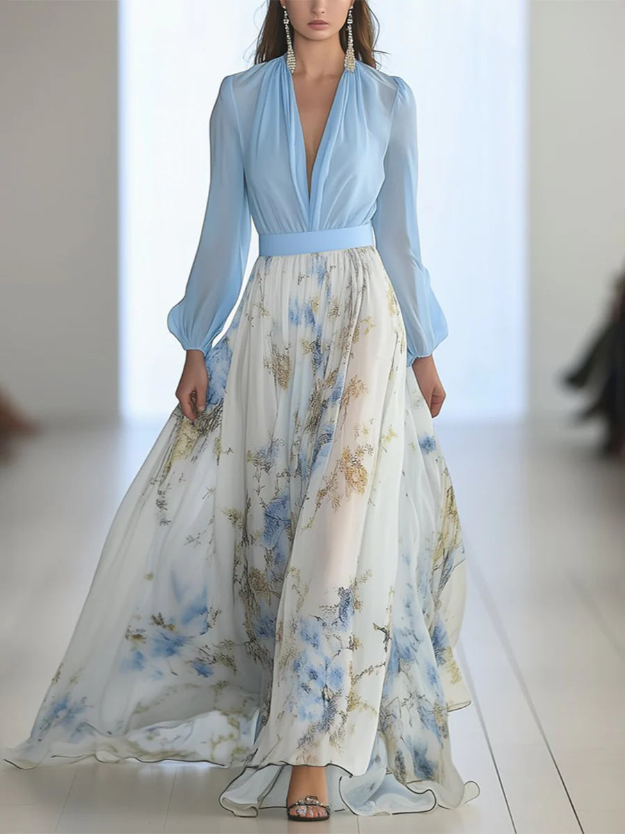 Savannah™ | Beautiful Maxi Dress with Floral Print