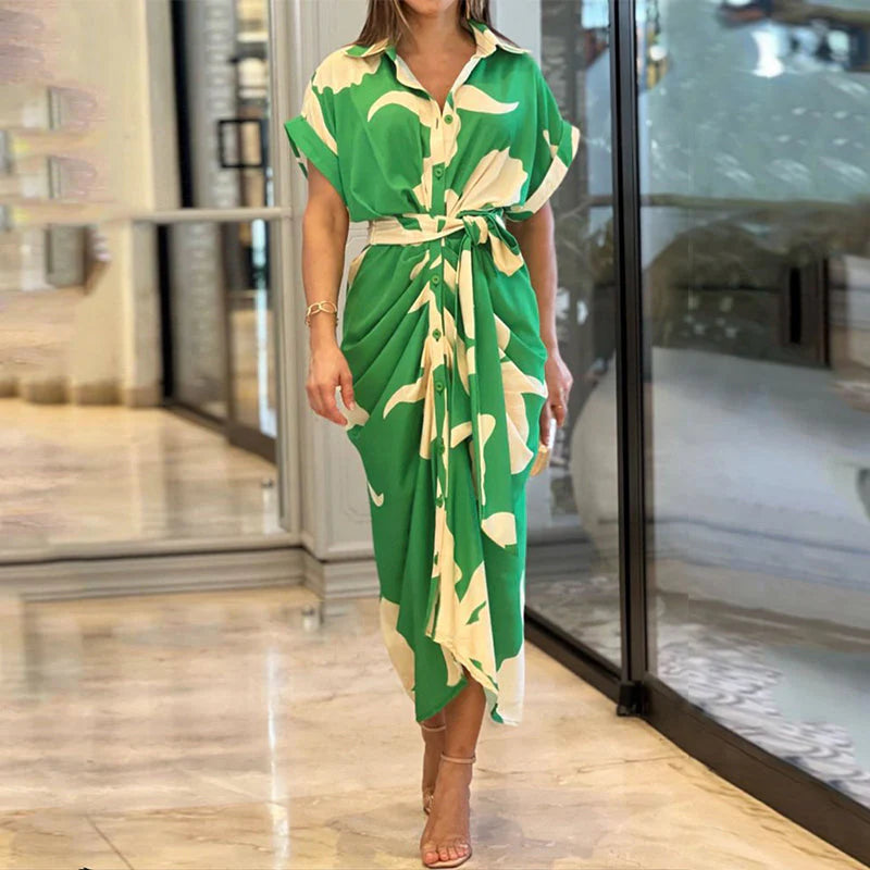Elegant Kyra - Long Strand Dress for a Stylish Summer Look