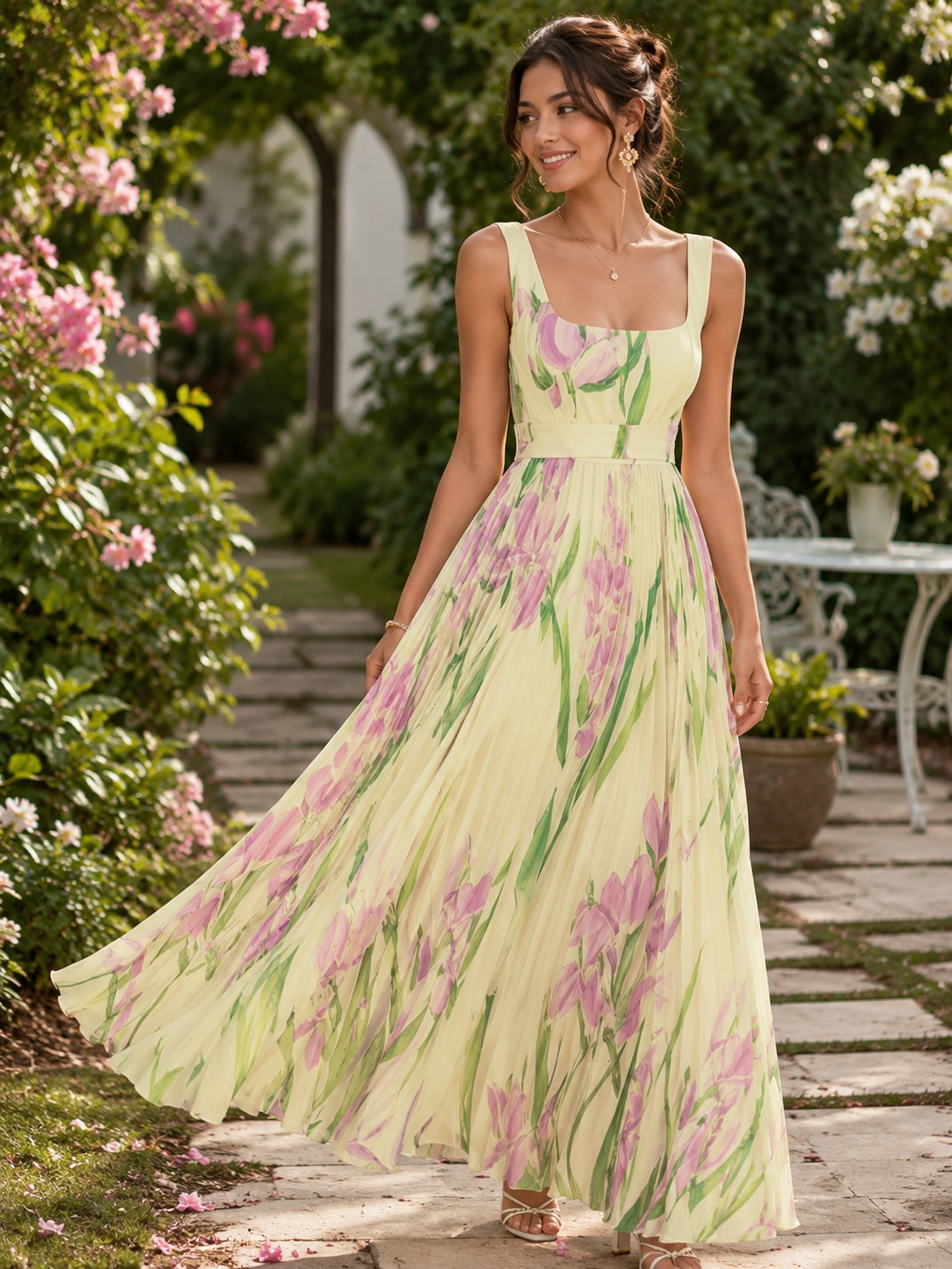 Iris Garden Maxi Dress