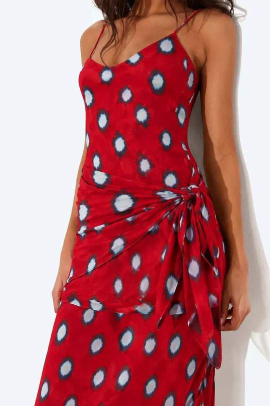 Polka Dot Maxi Dress