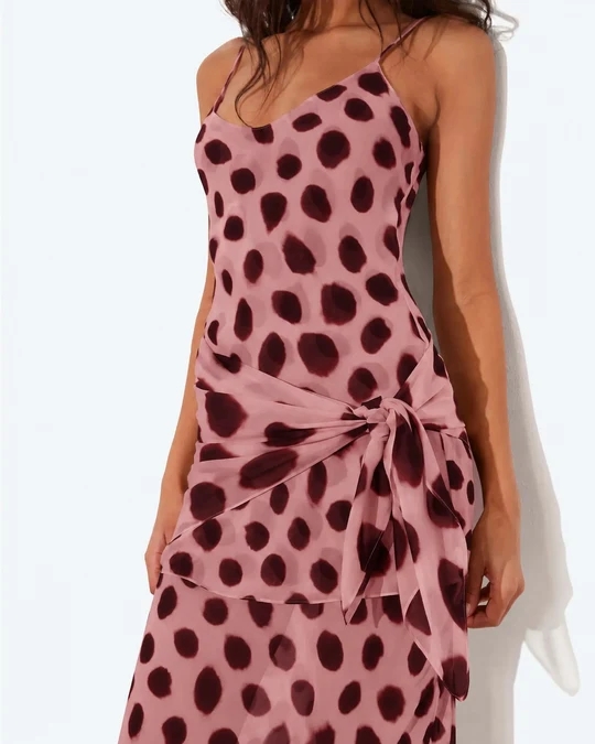 Polka Dot Maxi Dress