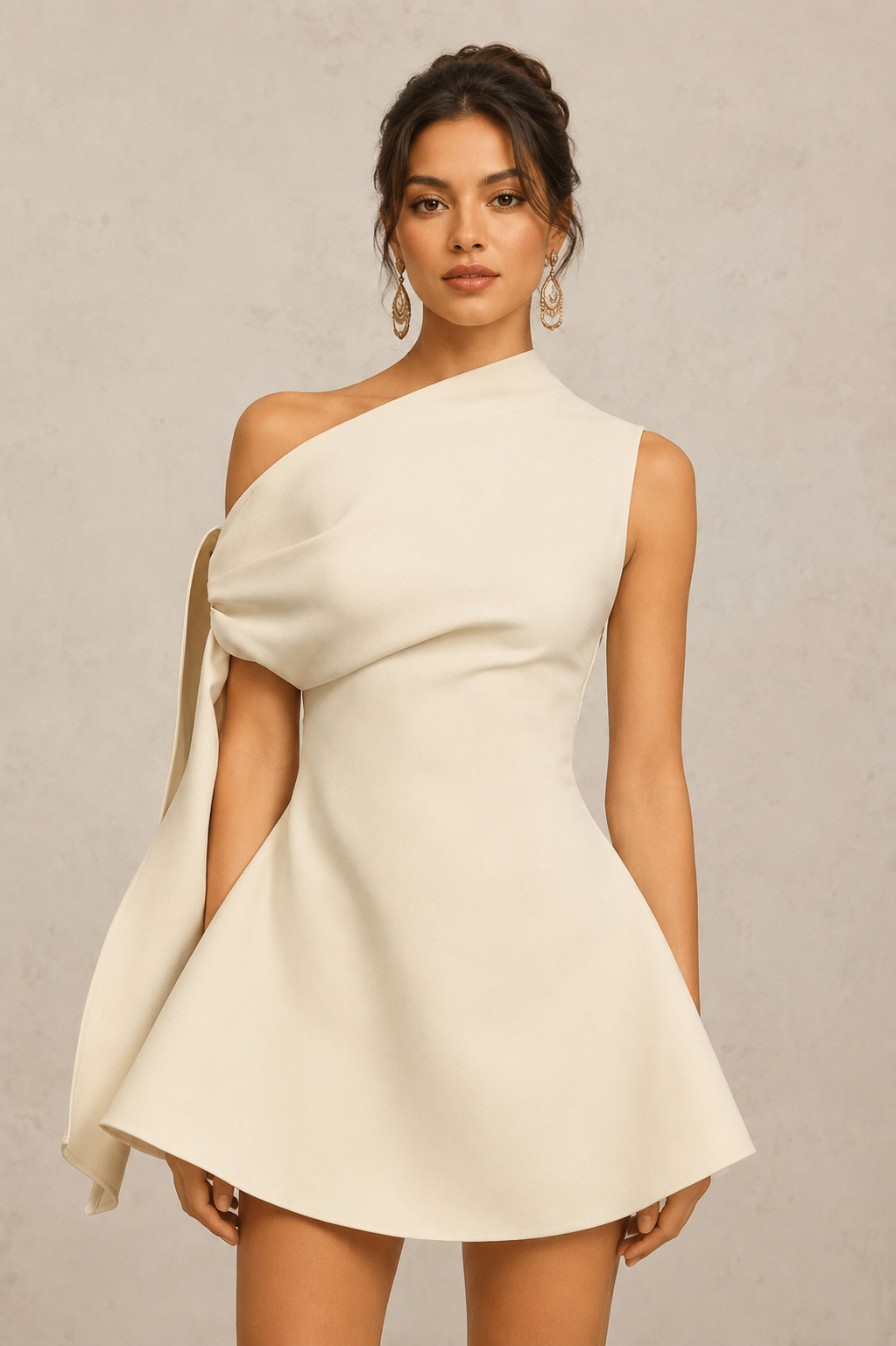 One Shoulder Mini Dress
