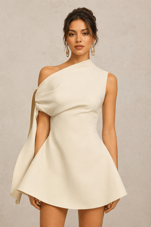 One Shoulder Mini Dress