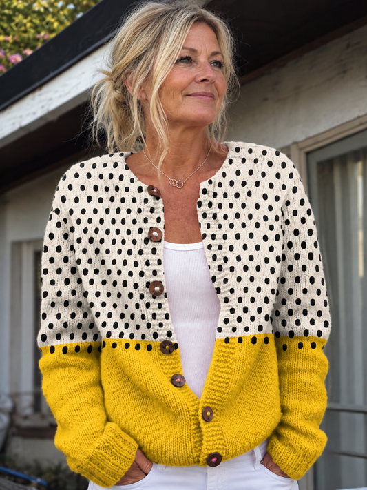 Floral Knit Cardigan