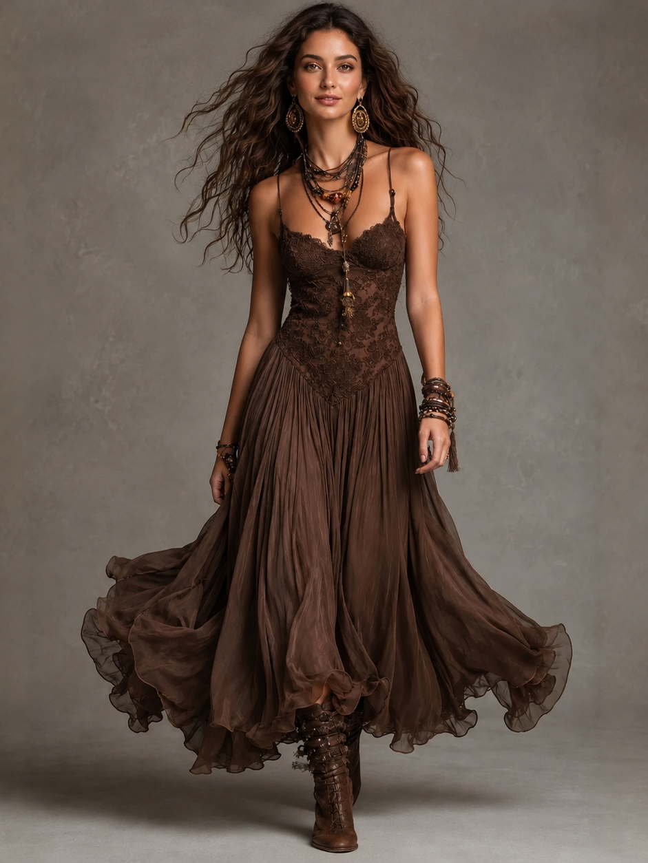 Willow Vintage Maxi Dress