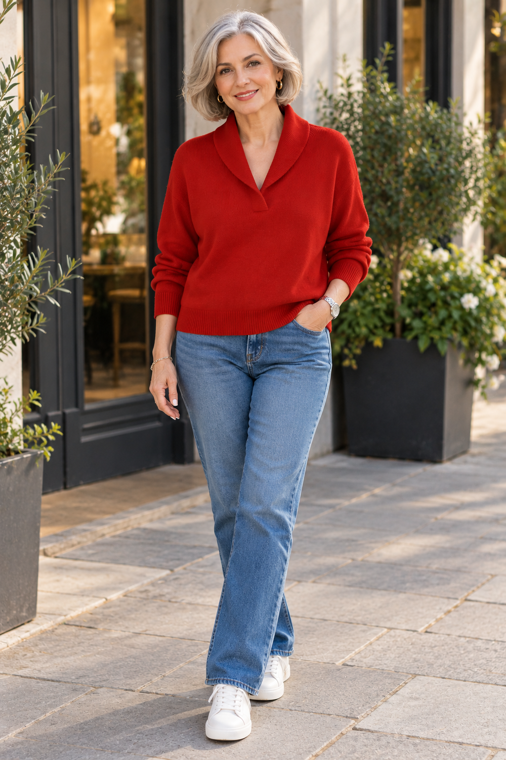 Soft V-Neck Jumper