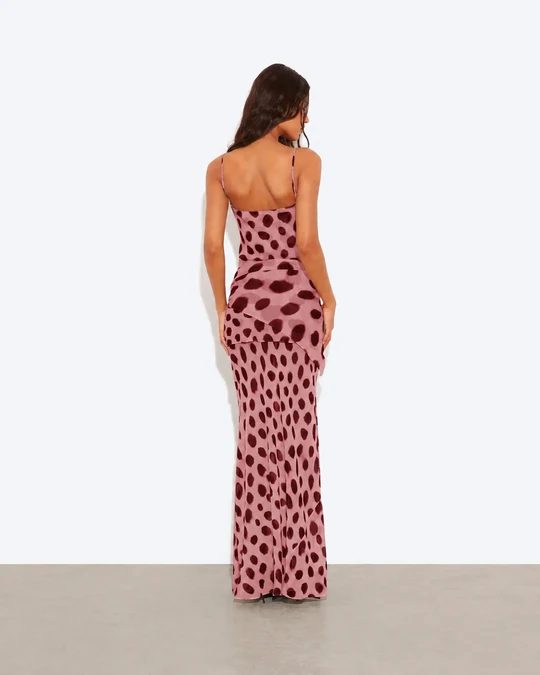 Polka Dot Maxi Dress