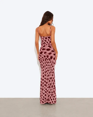 Polka Dot Maxi Dress