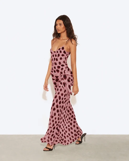 Polka Dot Maxi Dress