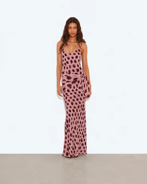 Polka Dot Maxi Dress