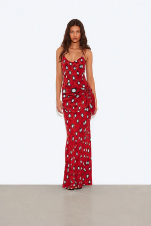 Polka Dot Maxi Dress
