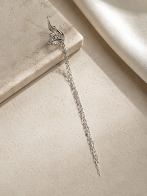 Celestial Chain Tassel Ear Cuff