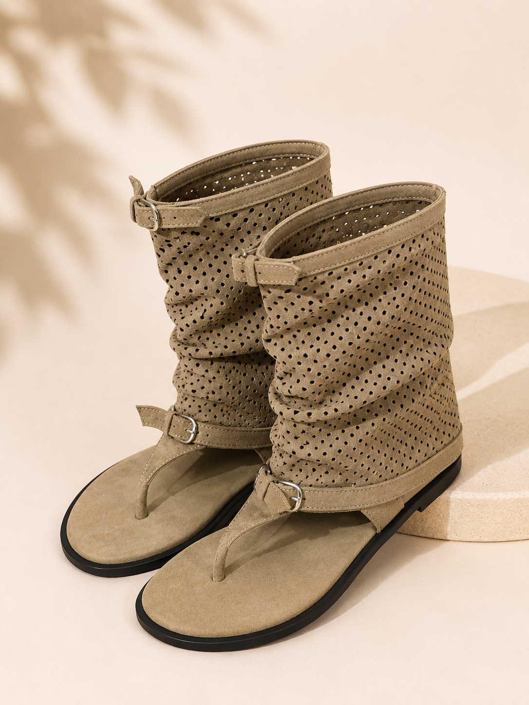 Boho Concealed Heel Thong Sandal