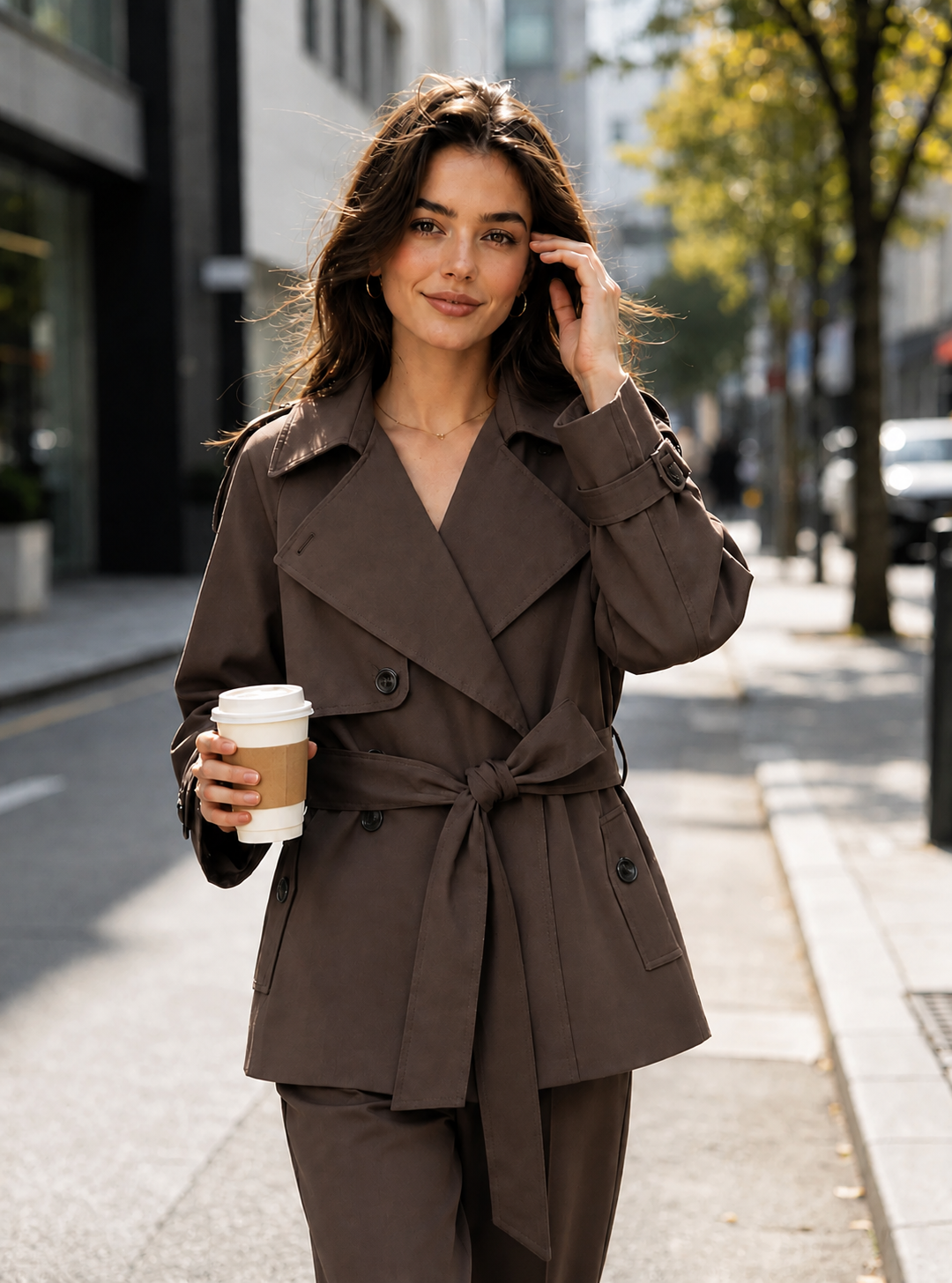 Belted Trench Coat