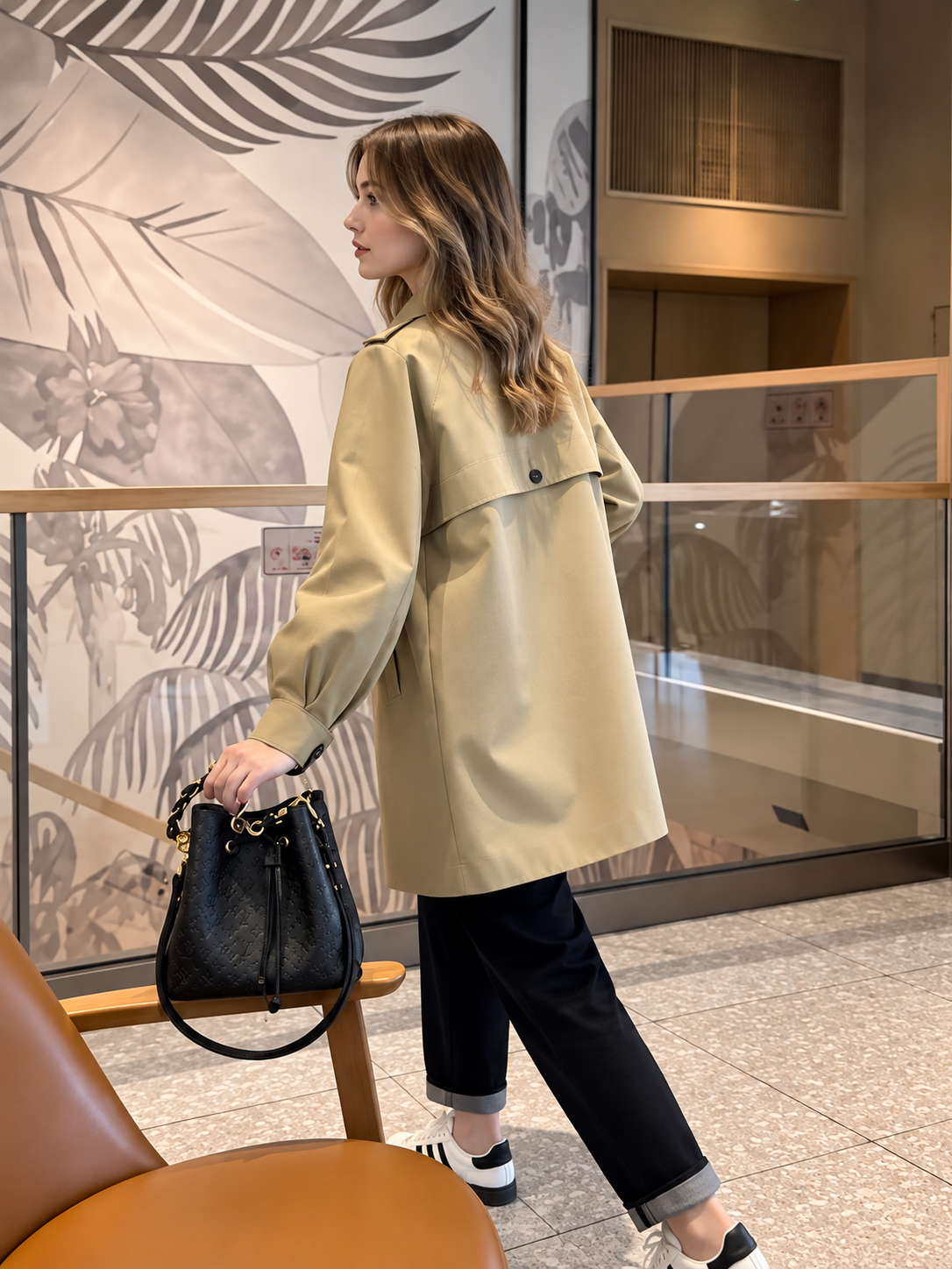 Beige Classic Trench Coat