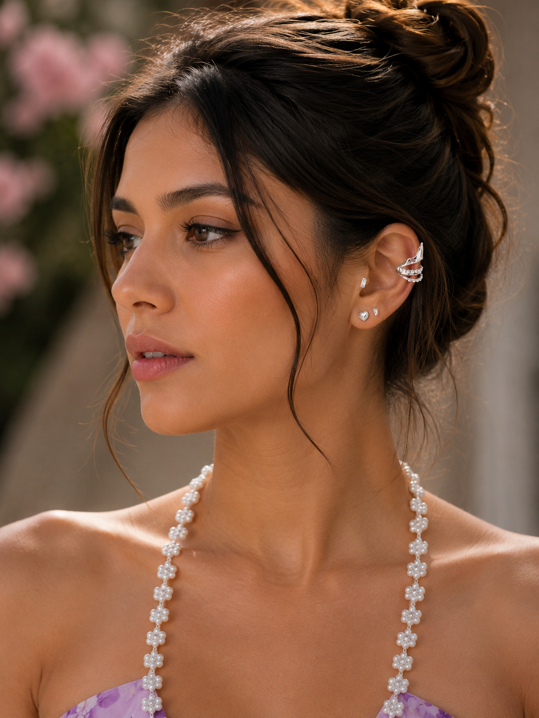 Celestial Chain Tassel Ear Cuff