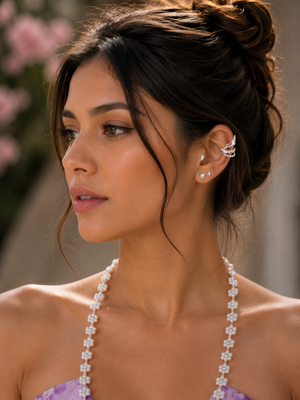 Celestial Chain Tassel Ear Cuff