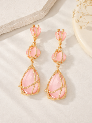 Multi-Stone Drop Earrings