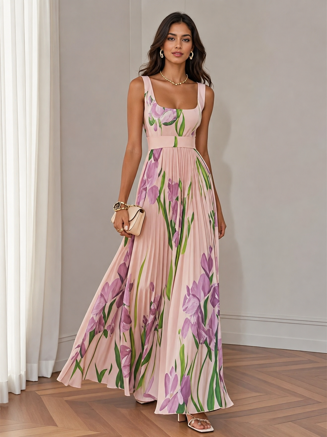 Iris Garden Maxi Dress