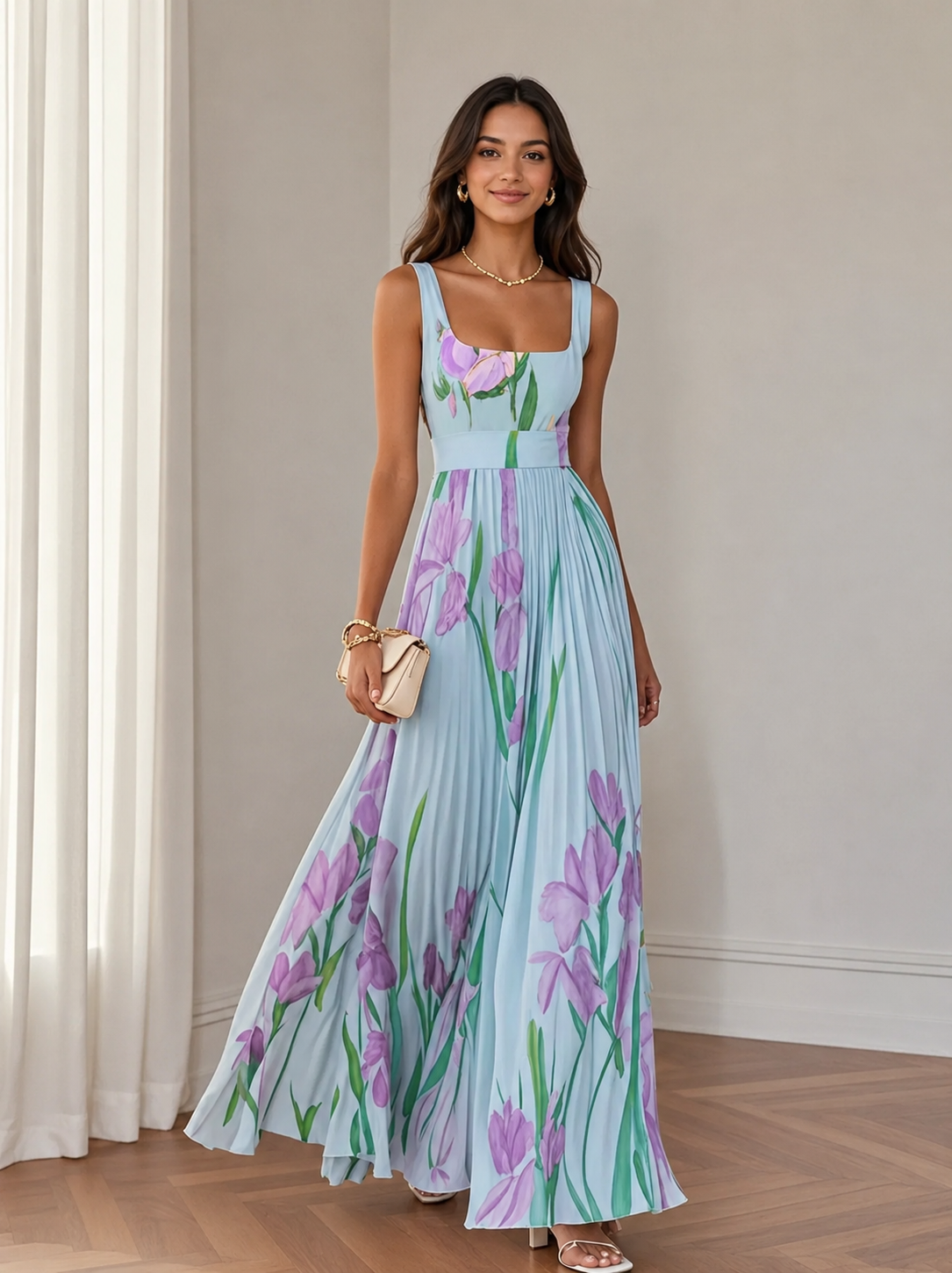 Iris Garden Maxi Dress