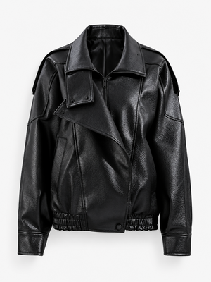 Belted Leather Jacket