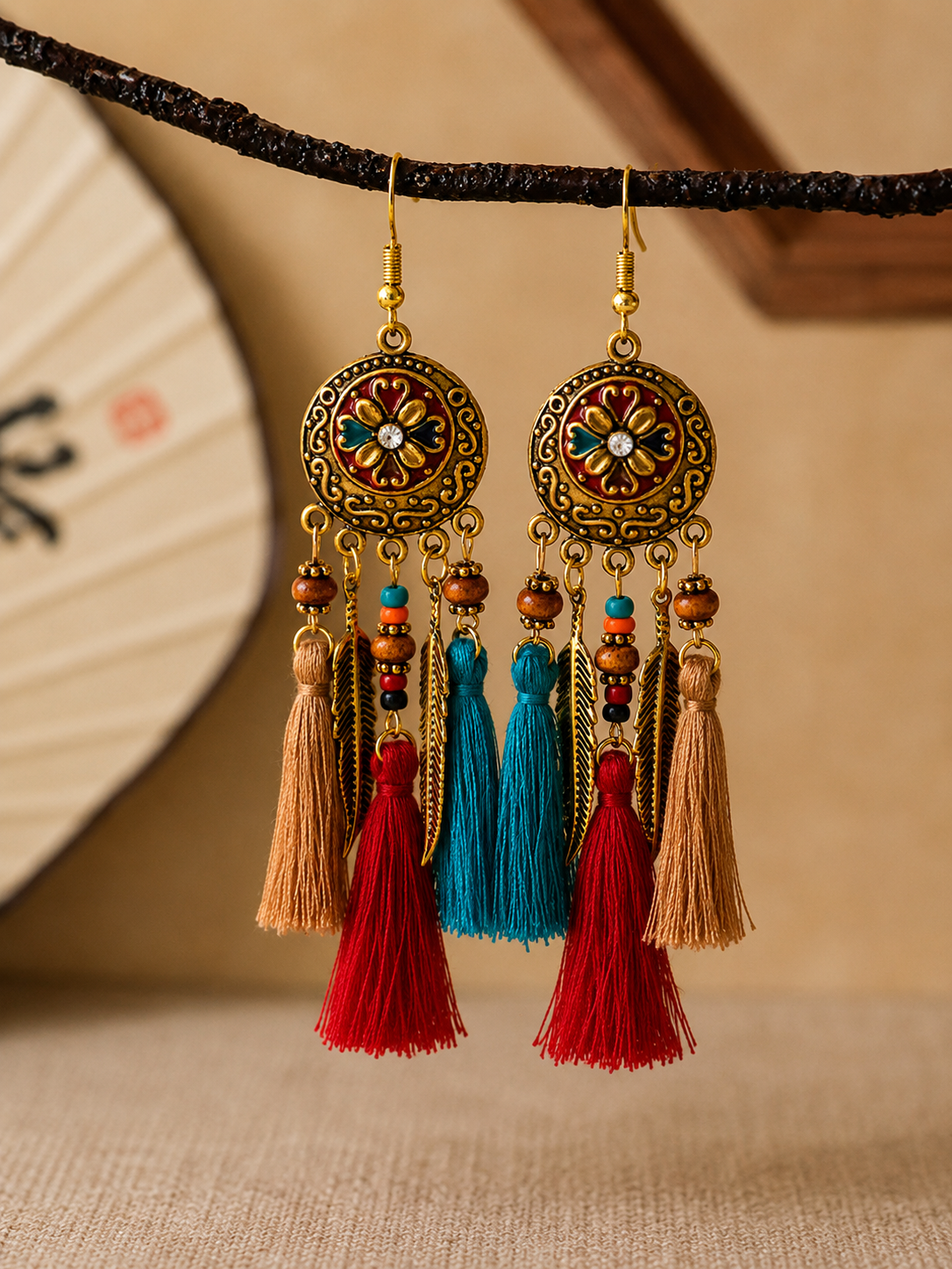 Boho Heritage Tassel Earrings