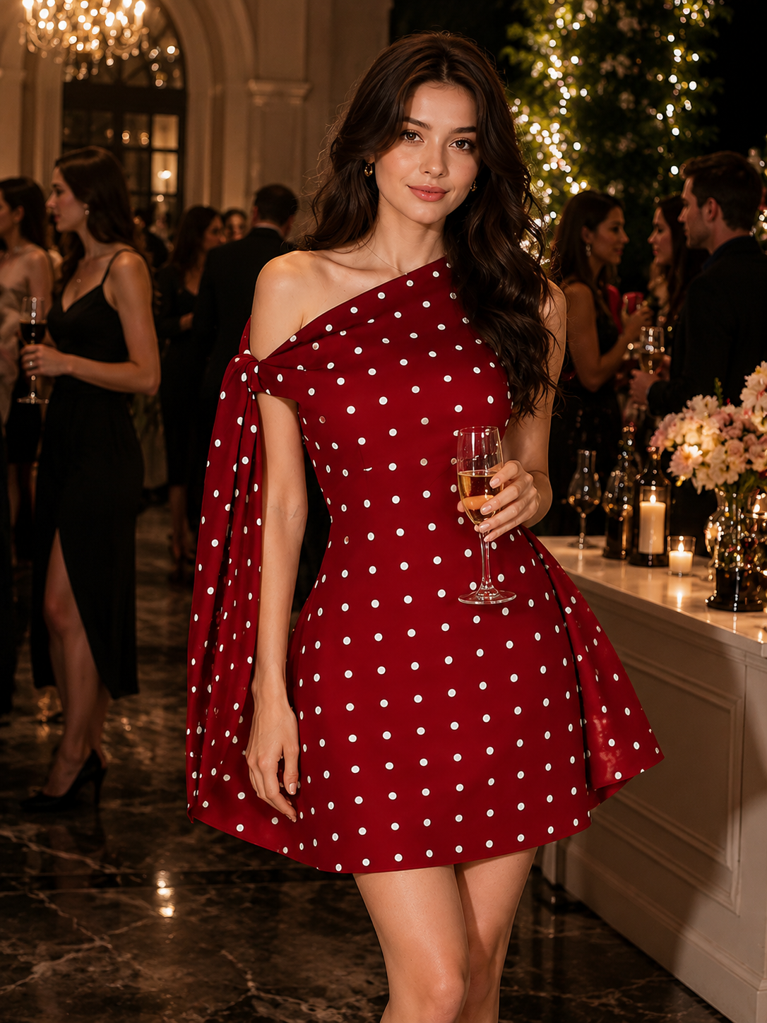 One Shoulder Mini Dress