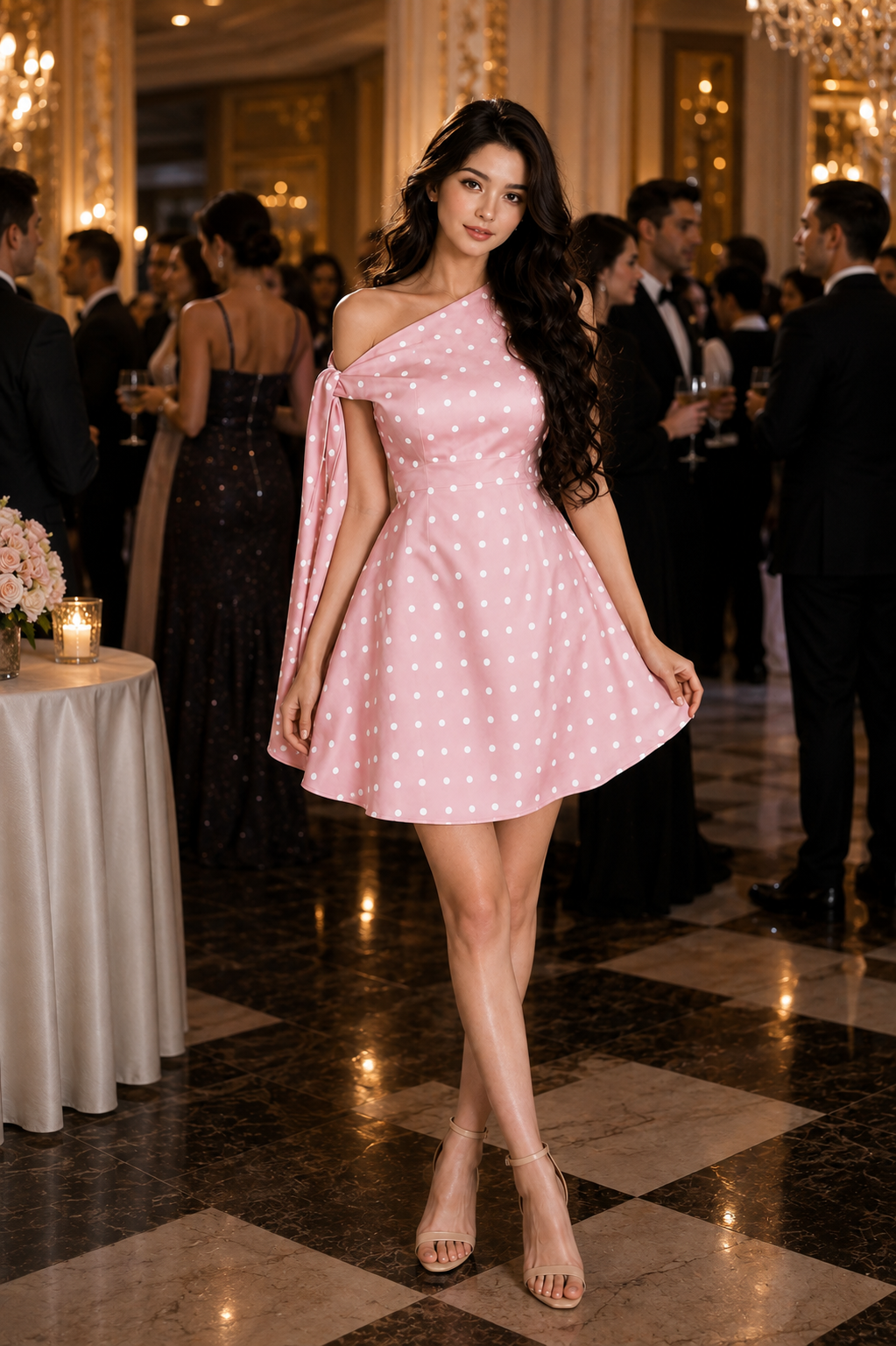 One Shoulder Mini Dress