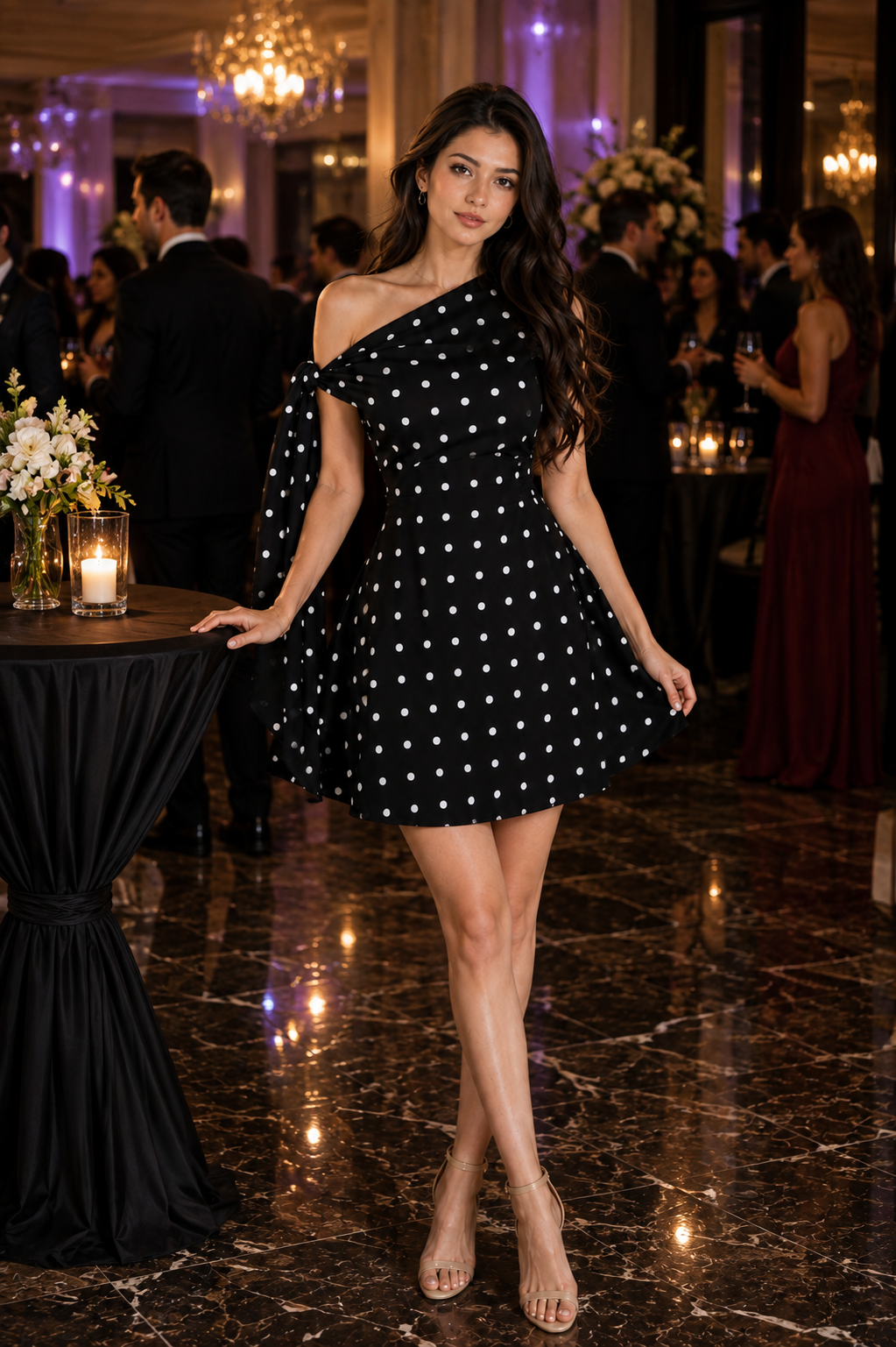 One Shoulder Mini Dress