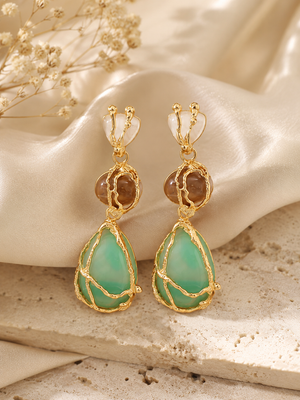 Multi-Stone Drop Earrings