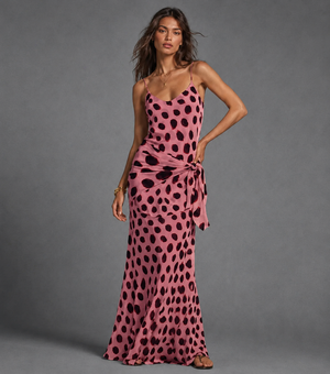 Polka Dot Maxi Dress