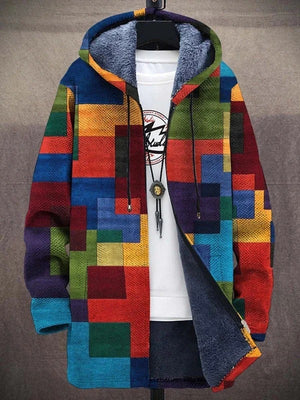 Aria Patchwork Hooded Cardigan