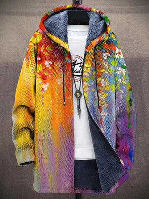 Aria Patchwork Hooded Cardigan