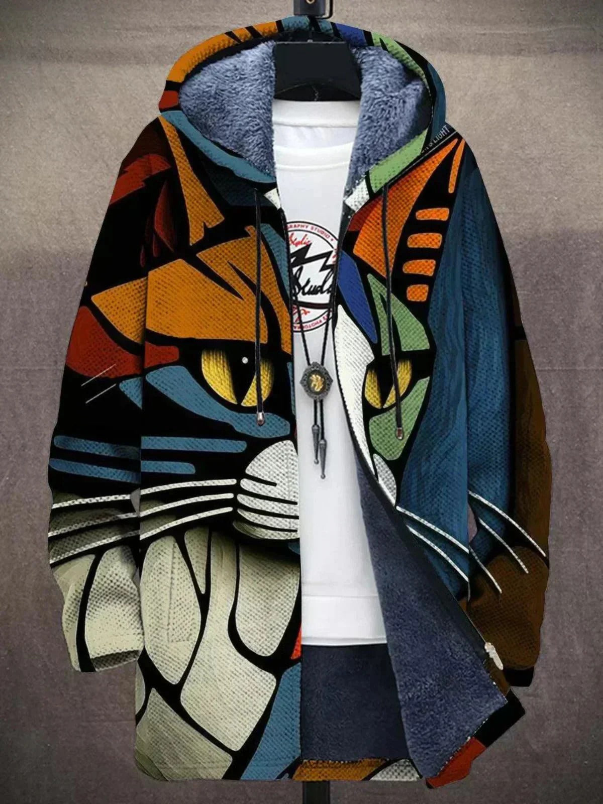 Aria Patchwork Hooded Cardigan