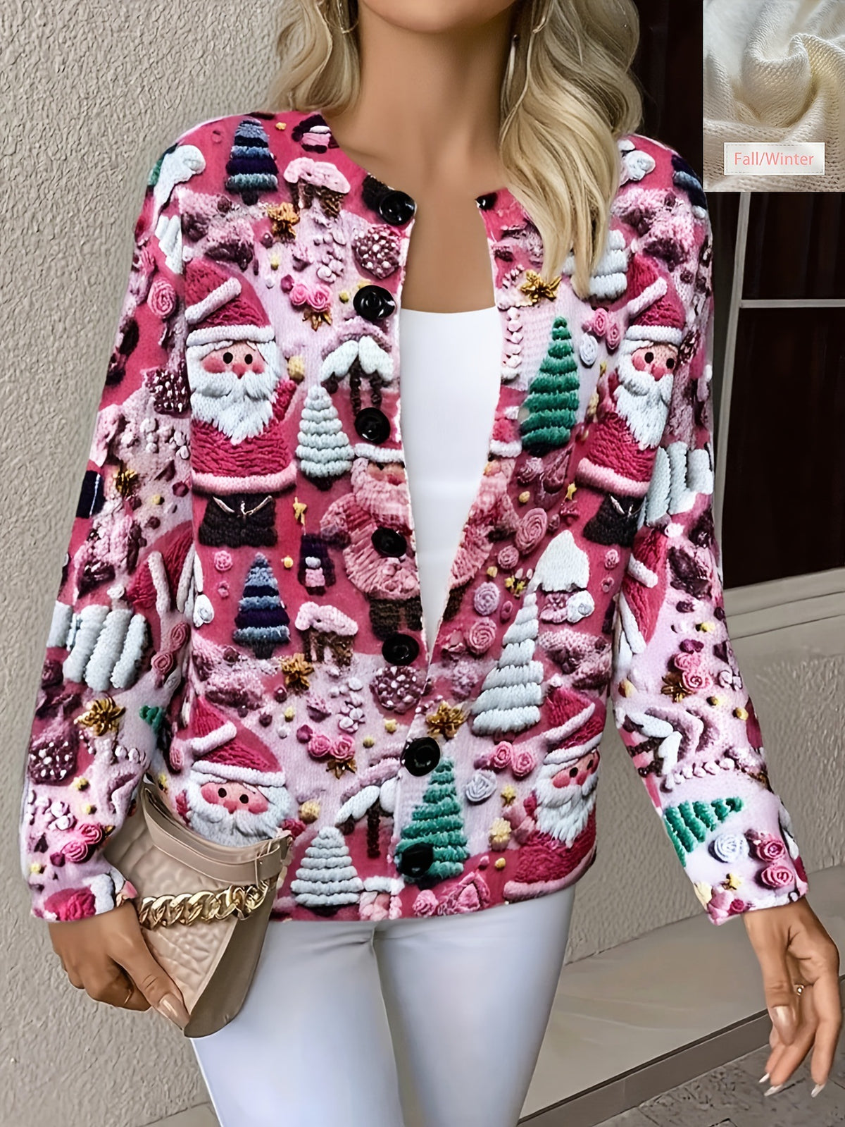 Floral Knit Cardigan