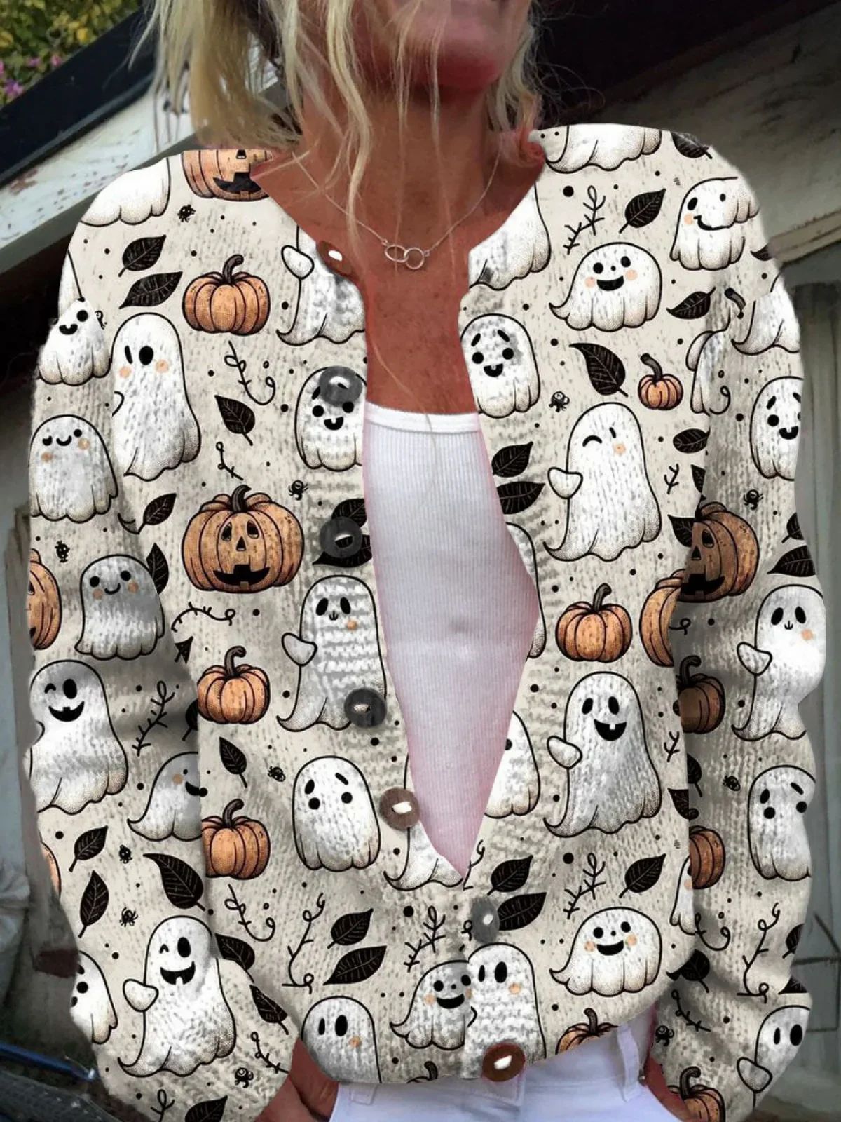 Floral Knit Cardigan