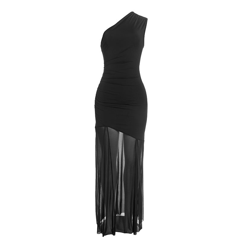 One-Shoulder Maxi Dress
