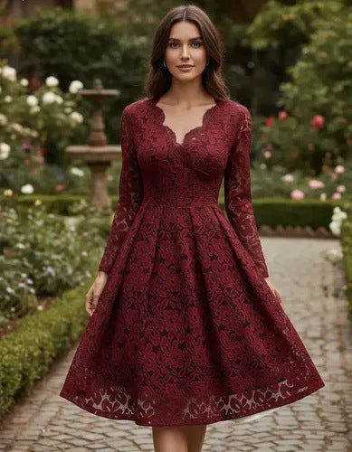 Lace Midi Dress
