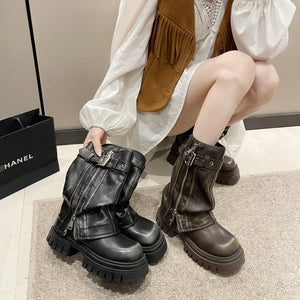 Belted Martin Boots