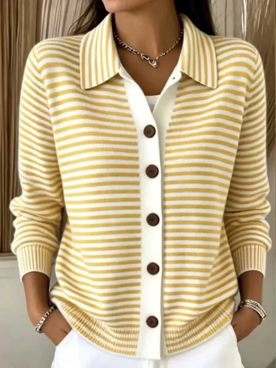 Striped Cardigan
