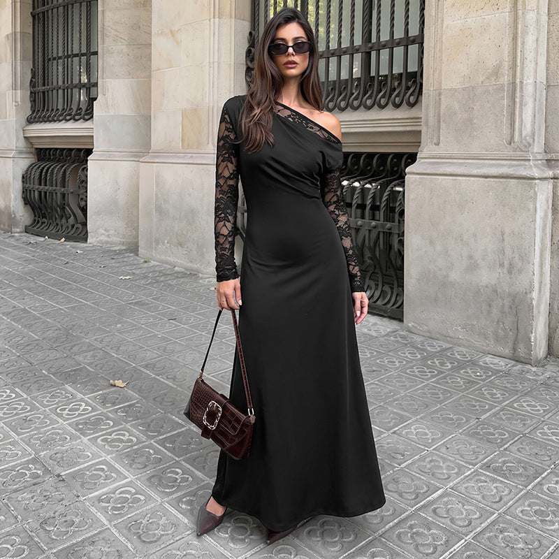 Off-Shoulder Evening Dress