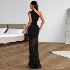 One-Shoulder Maxi Dress