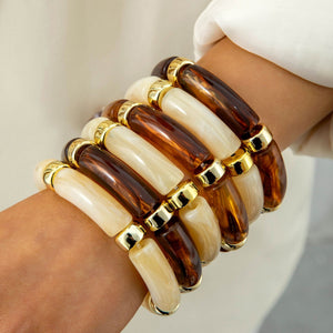 Resin Cuff Bracelet Sets