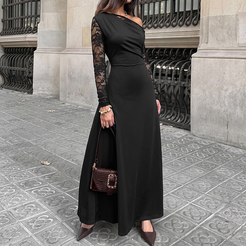 Off-Shoulder Evening Dress