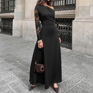 Off-Shoulder Evening Dress