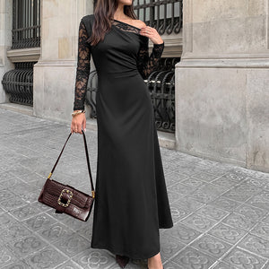 Off-Shoulder Evening Dress