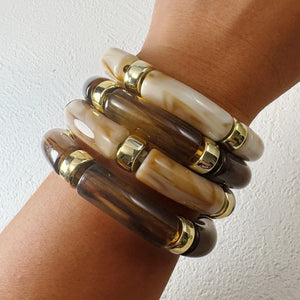 Resin Cuff Bracelet Sets