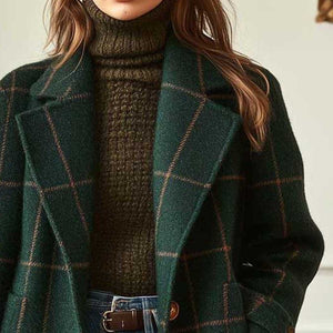 Evergreen Check Coat